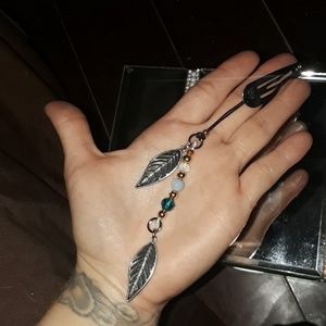 Hair clip with charms